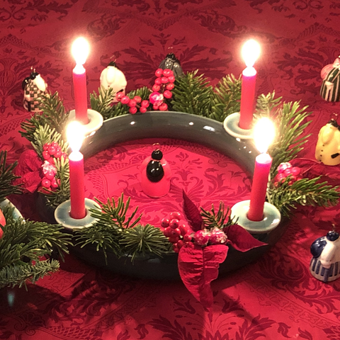 Portavelas para tealight para anillo floral 735T | Decoracion 055