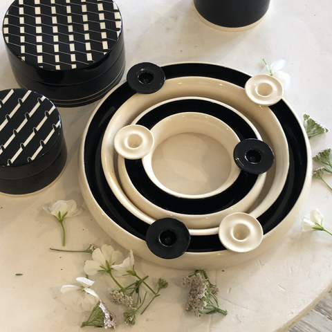 Flower vase ring 735A with candle holder HB 735A | Decor 055-1