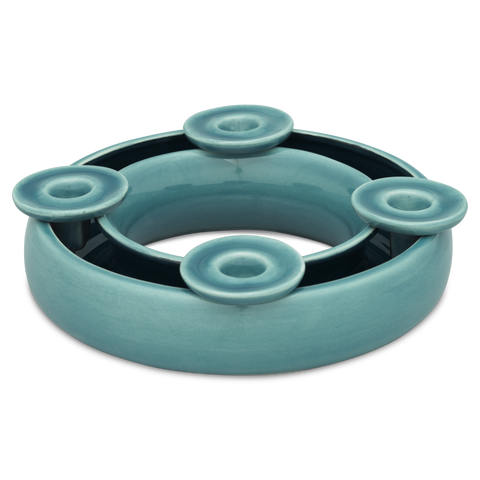 Anillo florero 735A con portavela 735A | Decoracion 053-1