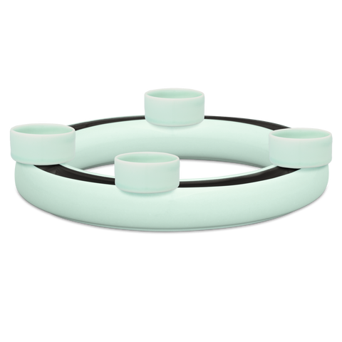 Anillo florero con 4 portavelas de té  HB 735B 735B | Decoracion 050-1