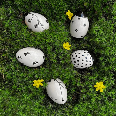 Set de huevos de Pascua Ritz transparente de 5 piezas HB 753 753 | Decoracion 999